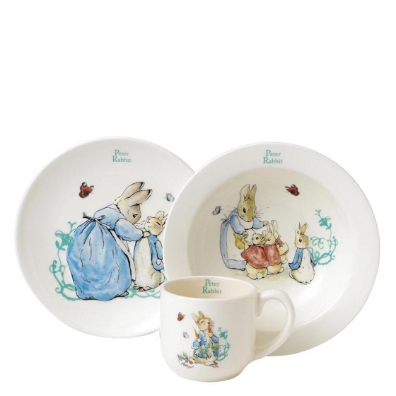 Verduisteren Onrustig Een zin Beatrix Potter Peter Rabbit Kinderservies | Peter's Hummel Home