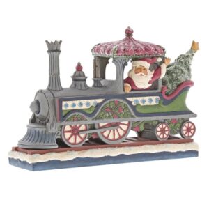 Heartwood Creek Christmas Victorian Santa in train
