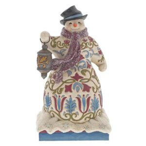 Heartwood Creek Victorian Snowman with lantern