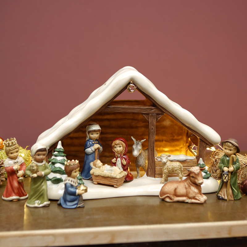 Goebel Weihnachtskrippe / Kerstgroep Compleet 11-delig | Peter\'s Hummel Home