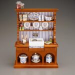 Reutter Miniaturen Keukenkast met gootsteen / Spülsteinschrank Goldzwiebel