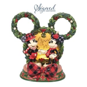 Disney Traditions Mickey & Minnie Diorama First Edition Signature