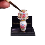 Reutter Miniaturen Tafellamp Dresdner Rose