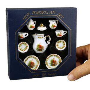 Reutter Miniaturen Kerstservies decor Kerstman