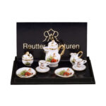 Reutter Miniaturen Koffieservies Kerst voor 2 personen