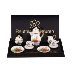 Reutter Miniaturen Koffieservies Kerst voor 2 personen
