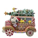 Snoopy & Woodstock Joyride in Gingerbread Christmas Van