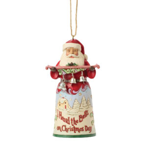 Heartwood Creek ornament Santa with bells