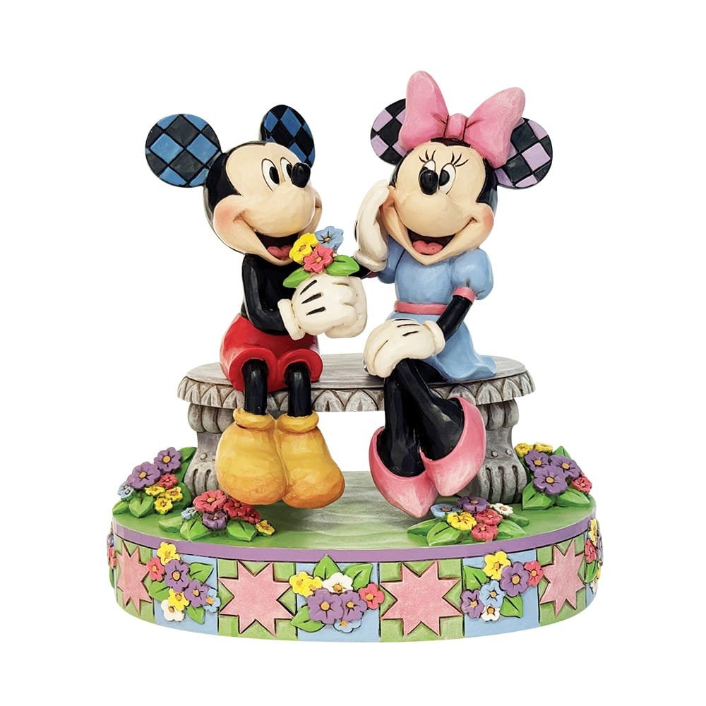 Disney Traditions Mickey & Minnie Spring Bench