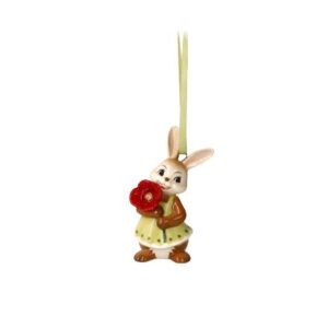 Goebel Ostern Paashaas ornament met klaproos