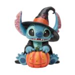 Disney Traditions Halloween Stitch Witch Jack O'Lantern