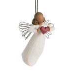 Willow Tree Ornament Angel with heart