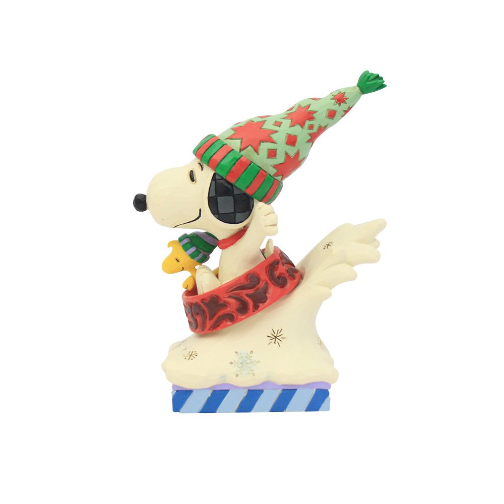 Snoopy & Woodstock Winter Dog bowl sled