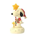 Christmas Snoopy & Woodstock with Light up Star Staff