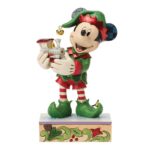 Disney Traditions Christmas Mickey Elf with train Limited Edition