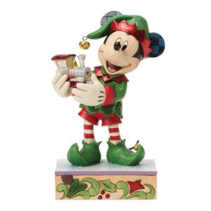 Disney Traditions Christmas Mickey Elf with train Limited Edition