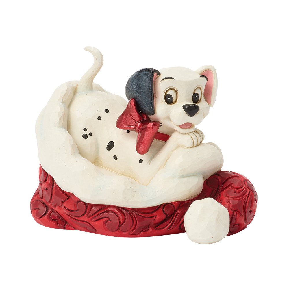 Disney Traditions Christmas 101 Dalmatian Santa hat mini