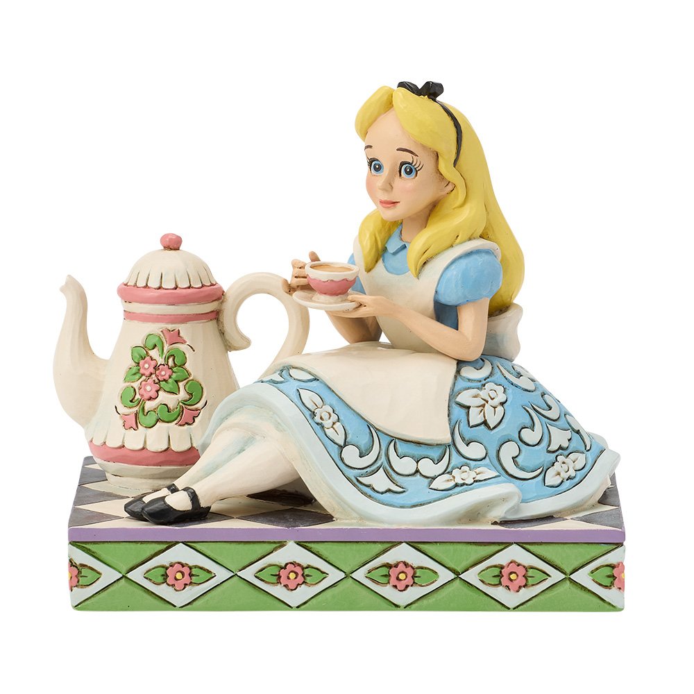 Disney Traditions Alice in Wonderland with teapot