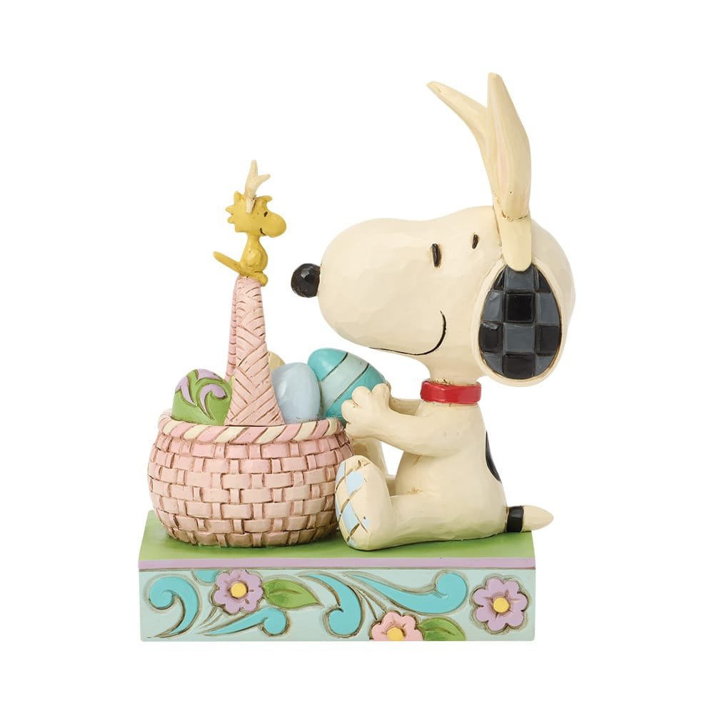 Snoopy & Woodstock Basket with Easter Eggs