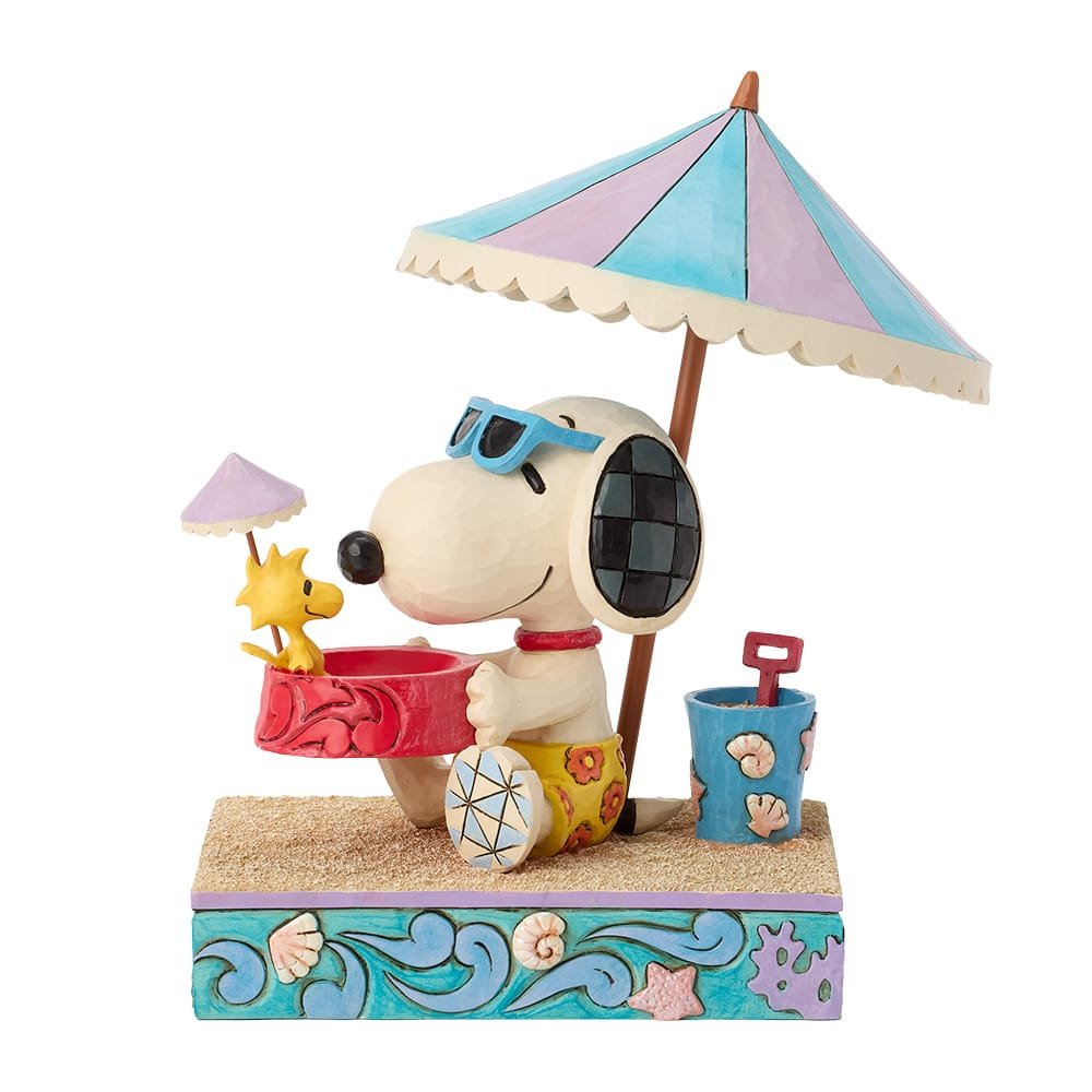 Snoopy & Woodstock at beach