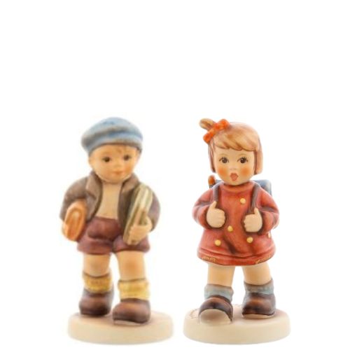 M.I. Hummel Schulmädchen & Schuljunge