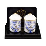 Reutter Miniaturen Blue Onion Voorraadbussen