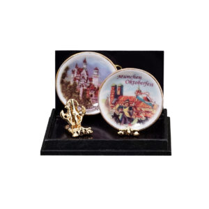 Reutter Miniaturen 2 (wand)bordjes met standaard