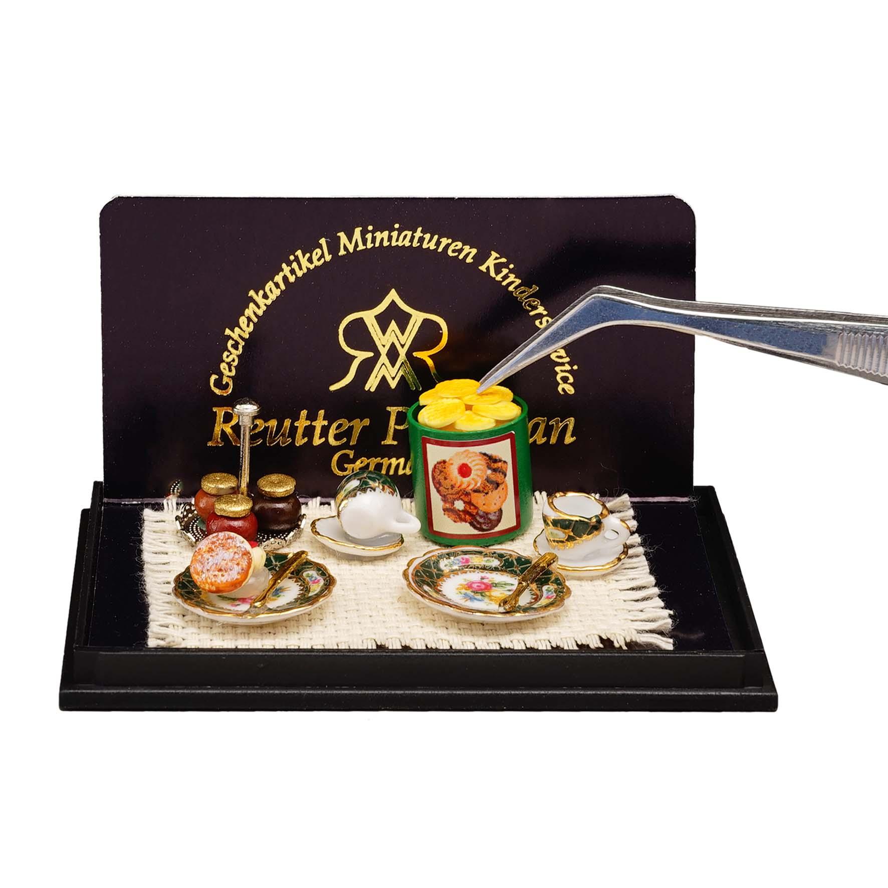 Reutter Miniaturen Tea Time op Engelse wijze