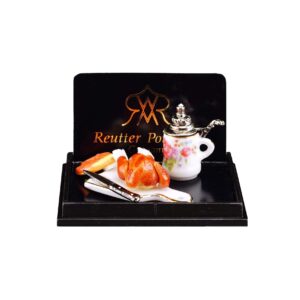 Reutter Miniaturen Gebraden kippetje met brezel en bierkruik