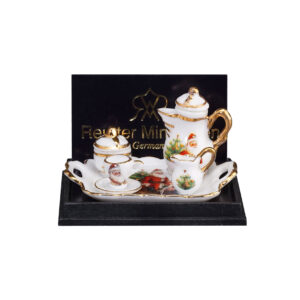 Reutter Miniaturen Kerstservies op dienblad