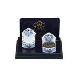 Reutter Miniaturen Blue Onion Zoutvaatjes