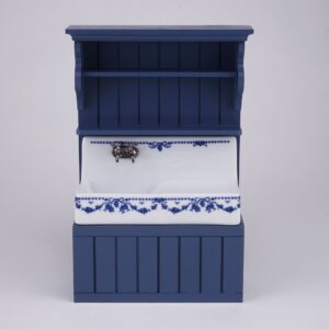 Reutter Miniaturen Blue Onion Gootsteen