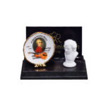 Reutter Miniaturen Buste Mozart & wandbordje